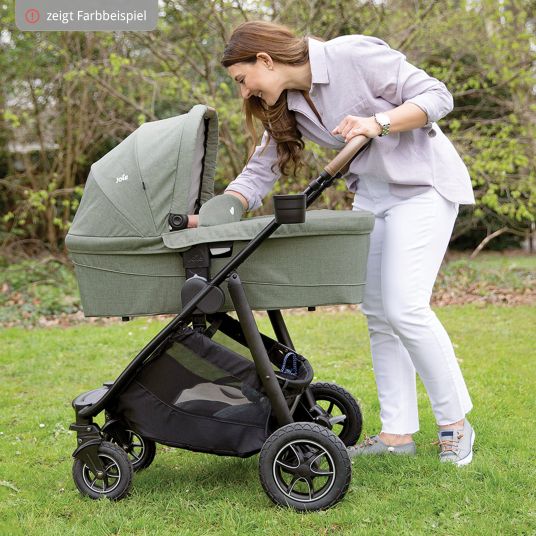 joie Buggy & Sportwagen Versatrax bis 22 kg belastbar - umsetzbare Sitzeinheit, Adapter inkl. Insektenschutz & XXL-Zubehörpaket - Shale