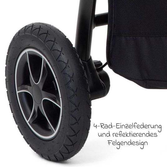 joie Buggy & Sportwagen Versatrax bis 22 kg belastbar - umsetzbare Sitzeinheit, Adapter & Regenschutz - Grey Flower