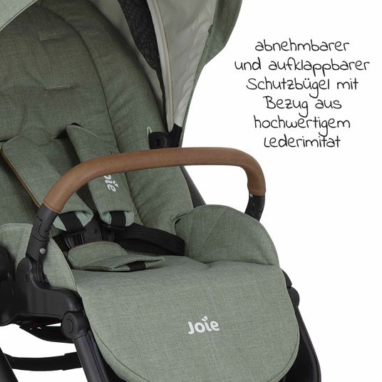 joie Buggy & stroller Versatrax loadable up to 22 kg - convertible seat unit, adapter, & rain cover - Laurel