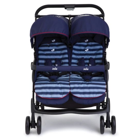 joie Sibling & twin buggy AireTwin incl. rain cover - Nautical Navy