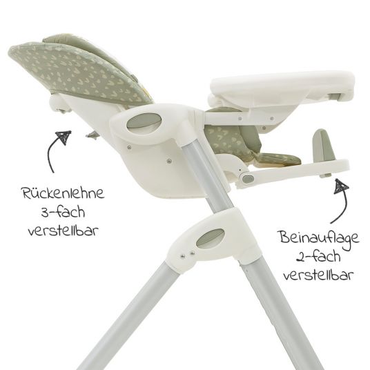 joie High chair Mimzy 2in1 incl. dining tray & seat reducer - Leo