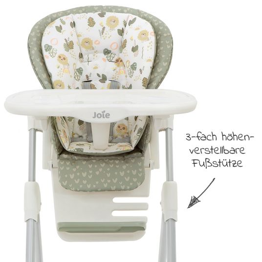 joie High chair Mimzy 2in1 incl. dining tray & seat reducer - Leo