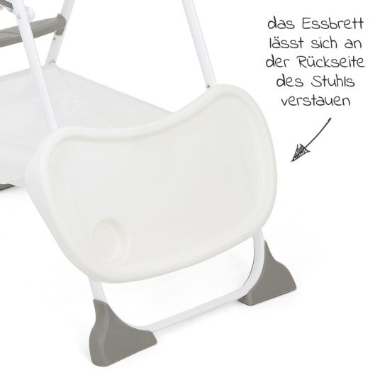 joie High chair Mimzy Snacker small foldable only 6 kg - Farm Friends