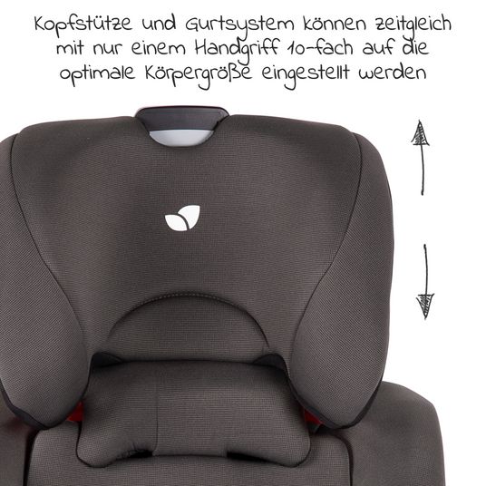 joie Kindersitz Bold R Gruppe 1/2/3 - ab 9 Monate - 12 Jahre (9-36 kg) mit Isofix inkl. Getränkehalter- Ember
