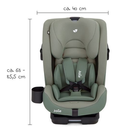 joie Kindersitz Bold R Gruppe 1/2/3 - ab 9 Monate - 12 Jahre (9-36 kg) mit Isofix inkl. Getränkehalter - Laurel