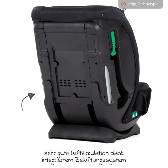 joie Fortifi R129 i-Size child seat from 15 months - 12 years (76 cm - 145 cm) incl. car seat protector - Thunder