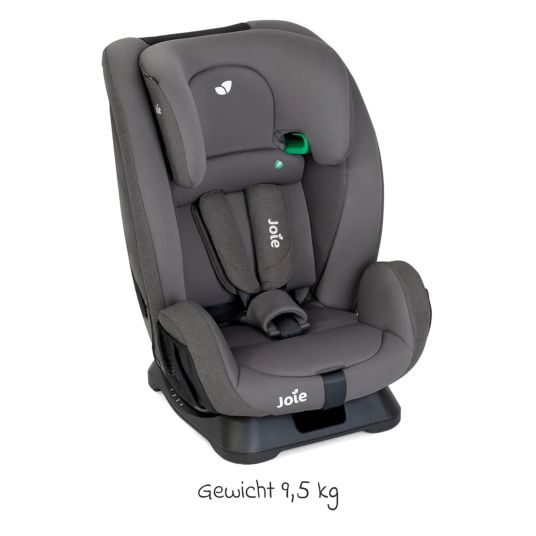 joie Fortifi R129 i-Size child seat from 15 months - 12 years (76 cm - 145 cm) incl. car seat protector - Thunder