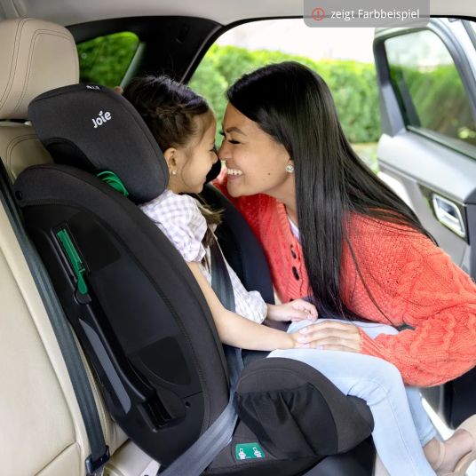 joie Fortifi R129 i-Size child seat from 15 months - 12 years (76 cm - 145 cm) incl. car seat protector - Thunder