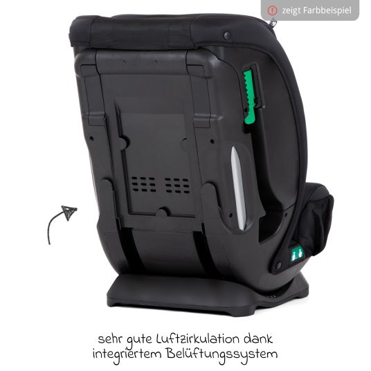 joie Child seat Fortifi R129 i-Size from 15 months - 12 years (76 cm - 145 cm) incl. backrest protection Cover Me - Thunder