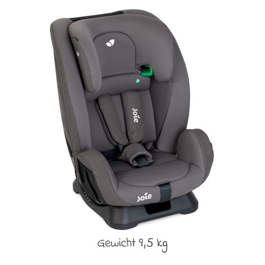 joie Child seat Fortifi R129 i-Size from 15 months - 12 years (76 cm - 145 cm) incl. backrest protection Cover Me - Thunder