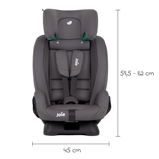 joie Fortifi R129 i-Size child seat from 15 months - 12 years (76 cm - 145 cm) - Thunder