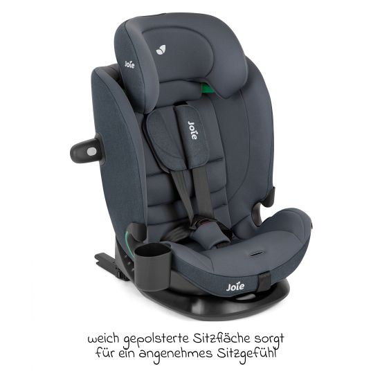 joie - Kindersitz i-Bold R129 i-Size ab 15 Monate - 12 Jahre (76 cm - 150  cm) mit Isofix, Top-Tether & Getränkehalter - Moonlight 