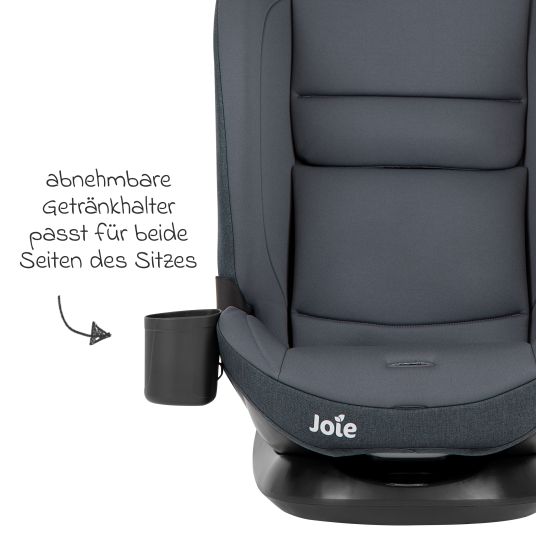joie Seggiolino auto i-Bold R129 i-Size da 15 mesi a 12 anni (76 cm - 150 cm) con Isofix, top tether e portabicchieri - Moonlight