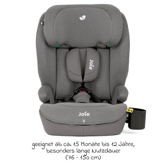 joie i-Irvana child seat from 15 months - 12 years (76 cm - 150 cm) incl. Isofix - Thunder