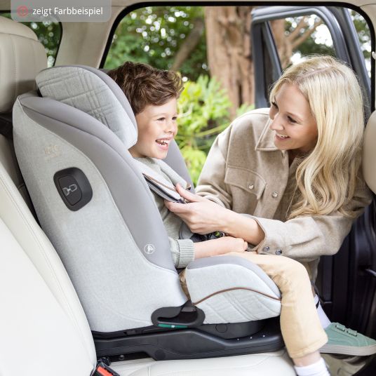 joie Child seat i-Plenti i-Size from 15 months - 12 years (76 cm - 150 cm) incl. Isofix, Top Tether & backrest protection Cover Me - Signature - Eclipse