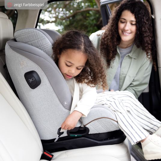joie Child seat i-Plenti i-Size from 15 months - 12 years (76 cm - 150 cm) incl. Isofix, Top Tether & backrest protection Cover Me - Signature - Eclipse