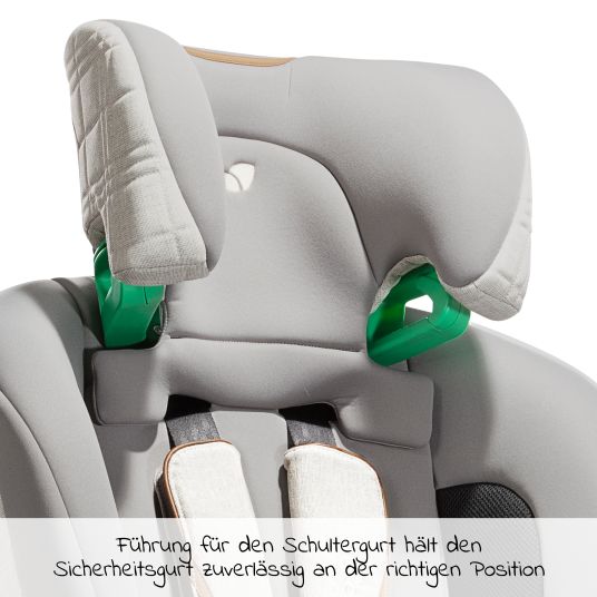 joie Kindersitz i-Plenti i-Size ab 15 Monate - 12 Jahre (76 cm - 150 cm) inkl. Isofix & Top Tether - Signature - Oyster