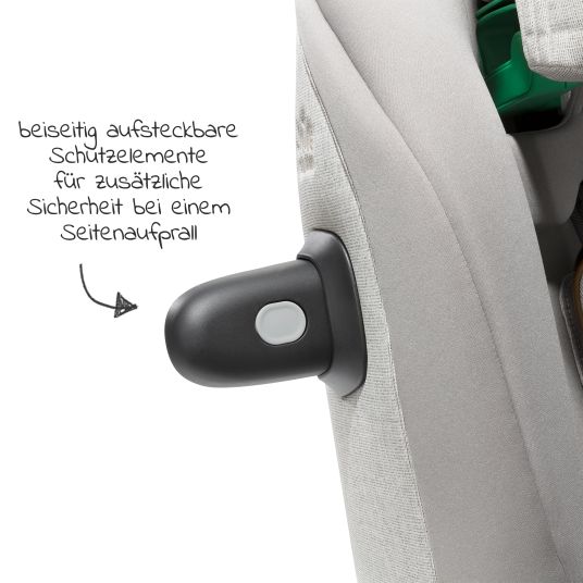 joie i-Plenti i-Size child seat from 15 months - 12 years (76 cm - 150 cm) incl. Isofix & Top Tether - Signature - Oyster