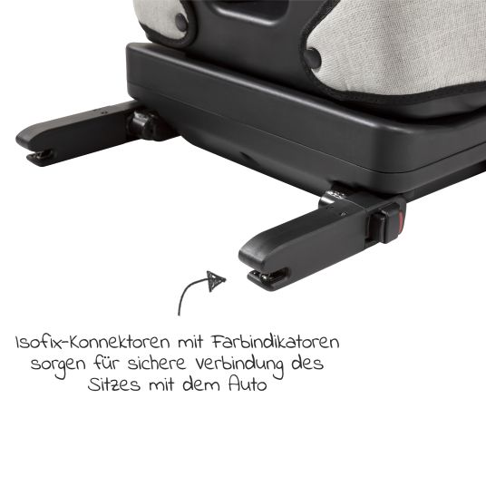 joie Kindersitz i-Plenti i-Size ab 15 Monate - 12 Jahre (76 cm - 150 cm) inkl. Isofix & Top Tether - Signature - Oyster