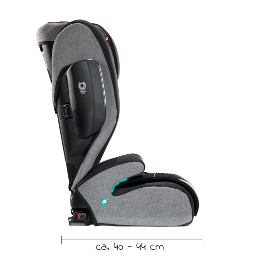 joie Kindersitz i-Traver i-Size ab 3,5 Jahre - 12 Jahre (100 cm - 150 cm) nur 5,6 kg leicht inkl. Isofix - Signature - Carbon