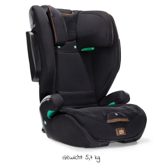 joie Child seat i-Traver i-Size from 3.5 years - 12 years (100 cm - 150 cm) only 5.6 kg light incl. Isofix - Signature - Eclipse