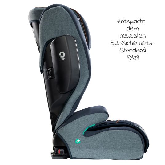 joie Child seat i-Traver i-Size from 3.5 years - 12 years (100 cm - 150 cm) only 5.6 kg light incl. Isofix - Signature - Harbour