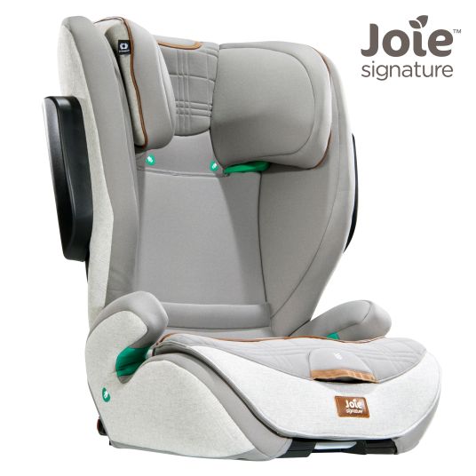 joie i-Traver i-Size child seat from 3.5 years - 12 years (100 cm - 150 cm) only 5.6 kg light incl. Isofix - Signature - Oyster