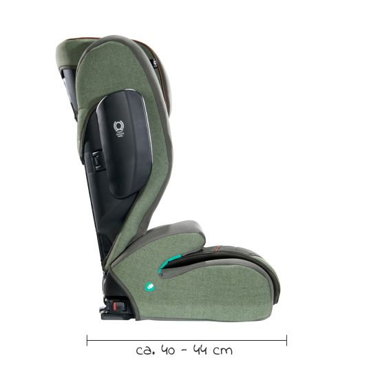 joie i-Traver i-Size child seat from 3.5 years - 12 years (100 cm - 150 cm) only 5.6 kg light incl. Isofix - Signature - Pine