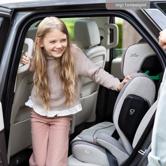 joie i-Traver i-Size child seat from 3.5 years - 12 years (100 cm - 150 cm) only 5.6 kg light incl. Isofix - Signature - Pine