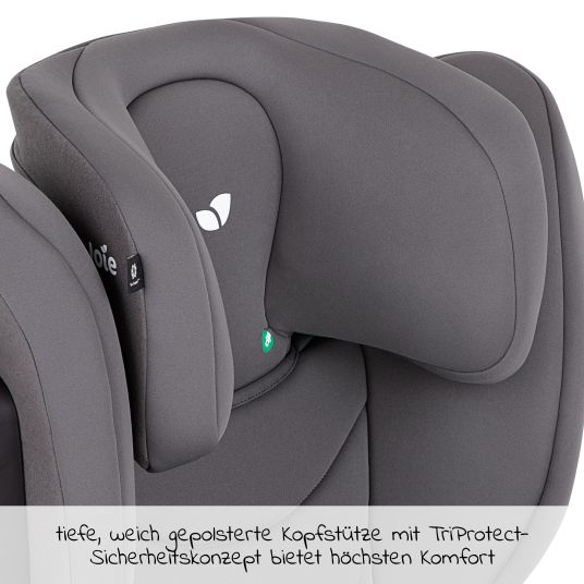 joie Child seat i-Trillo FX i-Size from 3.5 years -12 years (100 cm -150 cm) incl. cup holder - Thunder