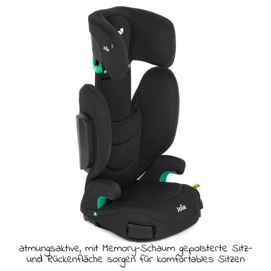 joie Child seat i-Trillo FX i-Size from 3 years -12 years (100 cm -150 cm) with Isofix incl. cup holder & car seat protector - Shale