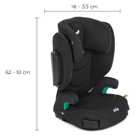 joie Child seat i-Trillo FX i-Size from 3 years -12 years (100 cm -150 cm) with Isofix incl. cup holder & car seat protector - Shale