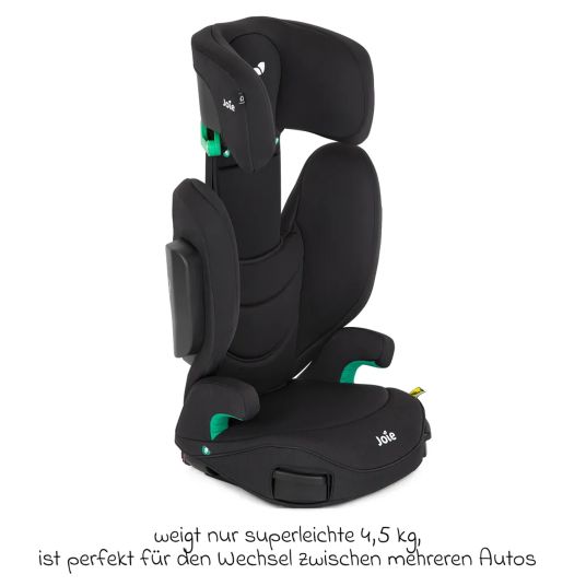 joie Child seat i-Trillo FX i-Size from 3 years -12 years (100 cm -150 cm) with Isofix incl. cup holder & car seat protector - Shale