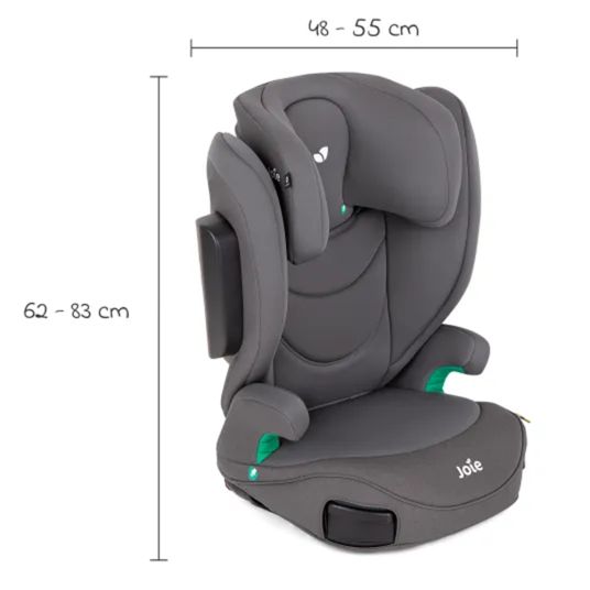 joie Child seat i-Trillo FX i-Size with summer cover from 3.5 years - 12 years (100 cm -150 cm) incl. cup holder - Thunder