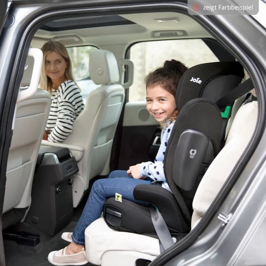 joie Child seat i-Trillo i-Size from 3 years - 12 years (100 cm - 150 cm) incl. cup holder & car seat protector - Cycle - Shell Grey