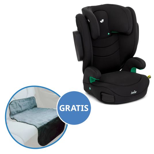 joie Child seat i-Trillo i-Size from 3 years - 12 years (100 cm - 150 cm) incl. cup holder & car seat protector - Shale