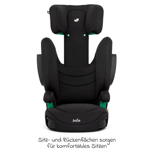 joie Child seat i-Trillo i-Size from 3 years - 12 years (100 cm - 150 cm) incl. cup holder & car seat protector - Shale