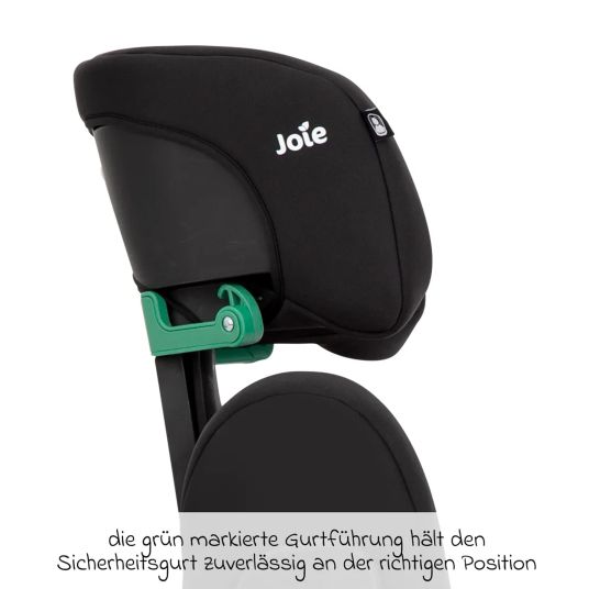 joie Child seat i-Trillo i-Size from 3 years - 12 years (100 cm - 150 cm) incl. cup holder & car seat protector - Shale