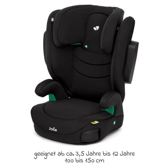 joie Child seat i-Trillo i-Size from 3 years - 12 years (100 cm - 150 cm) incl. cup holder & car seat protector - Shale