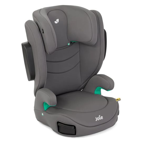 joie i-Trillo i-Size child seat from 3 years - 12 years (100 cm - 150 cm) incl. cup holder & car seat protector - Thunder