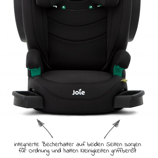 joie Kindersitz i-Trillo i-Size ab 3 Jahre-12 Jahre (100 cm-150 cm) inkl. Getränkehalter - Shale