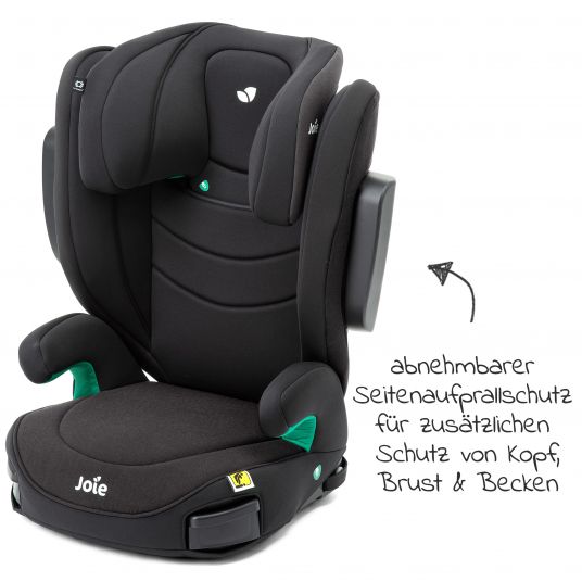 joie Kindersitz i-Trillo LX i-Size ab 4 Jahre - 12 Jahre (100-150 cm) inkl. Auto - Organizer - Shale