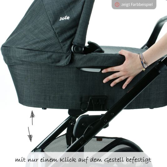 joie Kombi-Kinderwagen Chrome DLX Set inkl. Babywanne, Fußsack und Regenschutz - Dots