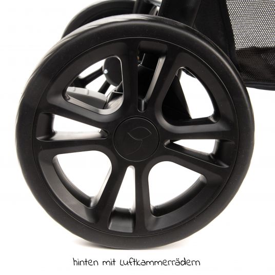 joie Passeggino Litetrax 4 Combi con portaoggetti per passeggino, navicella, adattatore e pacchetto accessori - Nero