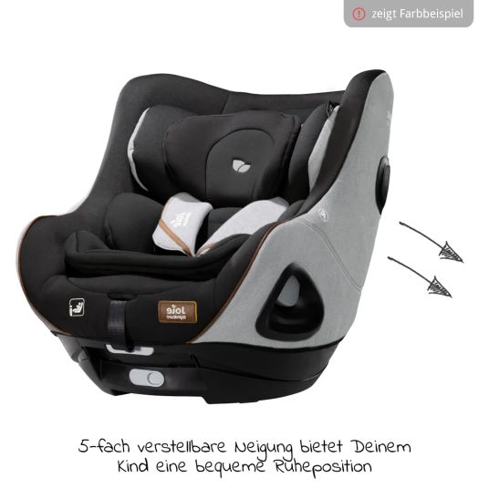 joie Reboarder-Kindersitz i-Harbour ab Geburt - 4 Jahre (40 cm - 105 cm) 360° drehbar - Signature - Oyster