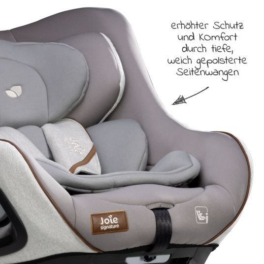 joie Reboarder-Kindersitz i-Harbour ab Geburt - 4 Jahre (40 cm - 105 cm) 360° drehbar - Signature - Oyster