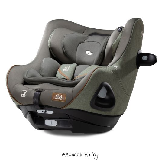 joie Reboarder child seat i-Harbour from birth - 4 years (40 cm - 105 cm) 360° rotatable - Signature - Pine