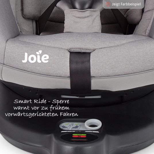 joie Reboarder-Kindersitz i-Spin 360 E i-Size - ab 9 Monate - 4 Jahre (61-105 cm) mit Isofix-Basis - Coal