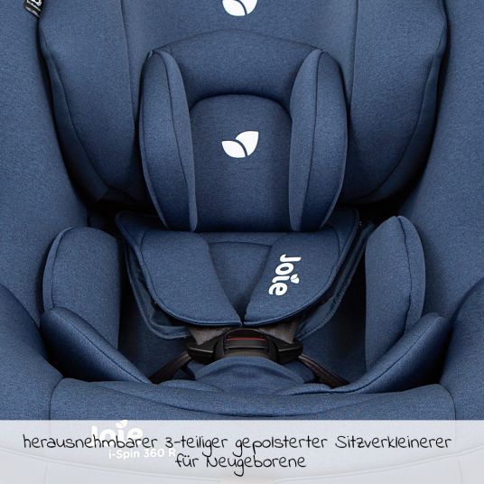 joie Reboarder-Kindersitz i-Spin 360 R i-Size - ab Geburt - 4 Jahre (40-105 cm) - Deep Sea