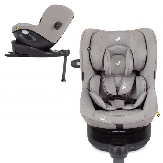 Joie i-Spin 360 i-Size ISOFIX Group 0+/1 Car Seat – Shell Grey (Birth-4  Years)